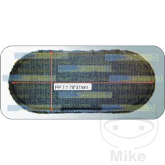 REINHEIMER Parche ovalado reparación cámara de aire 76X37MM 519.02.34