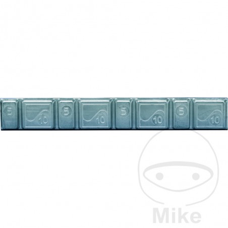HOFMANN Pack of 100 lead bar adhesive weights for motorcycle rims 4X 5 GR + 10 ALTN: 5197280 519.28.36