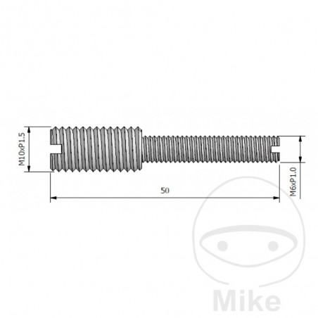JMP Bearing extractor bolt M6 X 1.00 MM 722.02.40