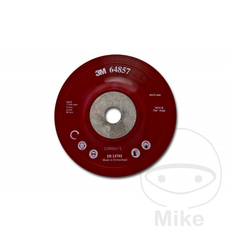 3M Fiber abrasive disc support plate 125 MM M14 CUBITRON II 564.00.91