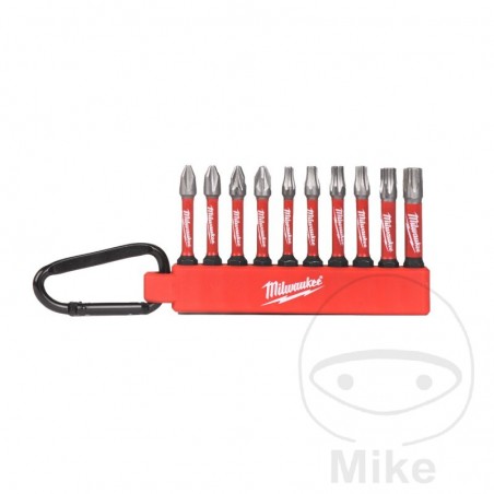 MILWAUKEE Set of 10 screwdriver bits 632.02.32