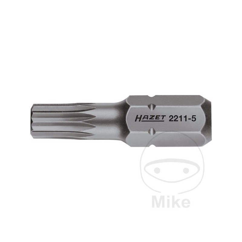 HAZET Multi-tooth screwdriver bit M4 1/4 25 MM 6.3 632.10.48