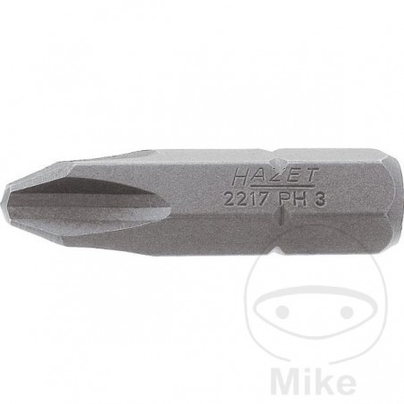 HAZET Punta de destornillador hexagonal phillips PH1 5/16 32 MM 8 632.10.62