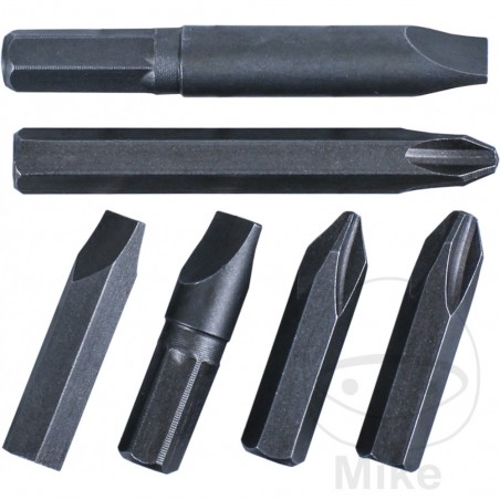 Juego 6 puntas de llave impacto manual 632.12.36