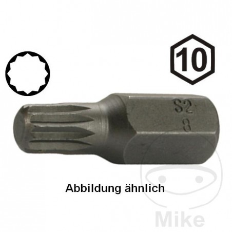 CONDOR Multi-tooth screwdriver bit M10 10 MM 30 632.48.75