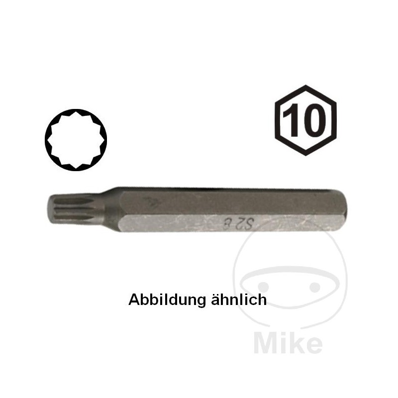 CONDOR Punta de destornillador multidientes M5 10 MM 75 632.48.91