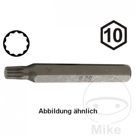 CONDOR Multi-tooth screwdriver bit M12 10 MM 75 632.49.33