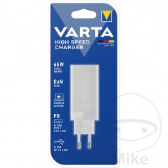 VARTA usb battery charger 230V GAN 65W + USB-C 3.25 A 1960043