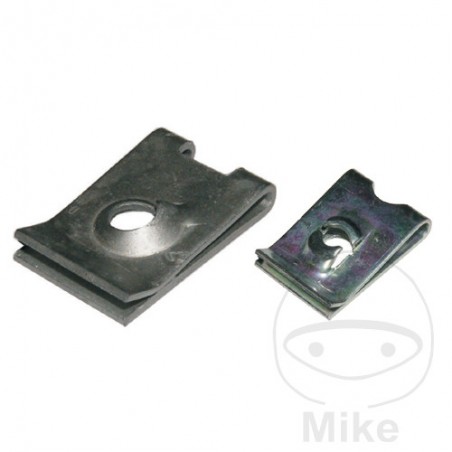 Pack 100 tuercas de chapa metalicas carroceria cincado 4.2 483.90.49