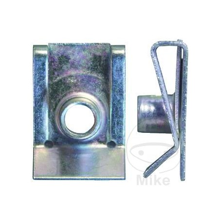 Pack 10 tuercas de chapa metalicas carroceria M6 481.01.05