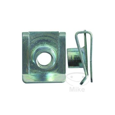 Pack 10 tuercas de chapa metalicas carroceria M6 481.01.06