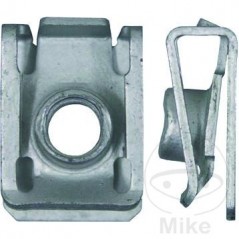 Pack 10 tuercas de chapa metalicas carroceria M8 481.01.09