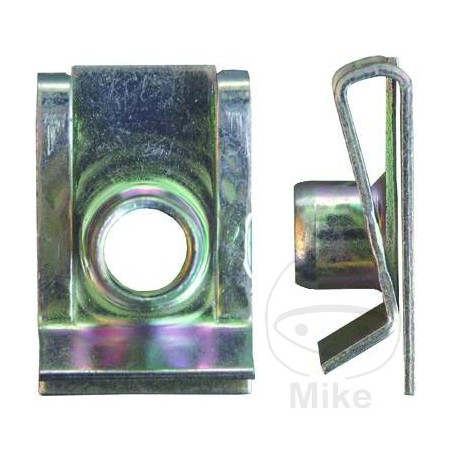 Pack 10 tuercas de chapa metalicas carroceria M8 481.01.12