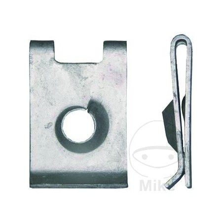 Pack 10 tuercas de chapa metalicas carroceria acero 6.3 MM 481.01.75