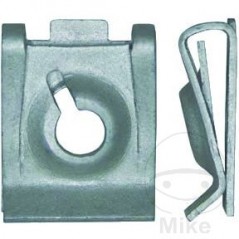 Pack 10 tuercas de chapa metalicas carroceria acero 6.35 MM 481.01.83