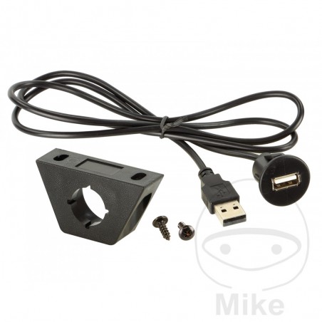 USB charger with universal mounting housing 1940987