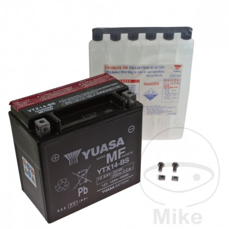 YUASA Batería moto YTX14-BS 7070709