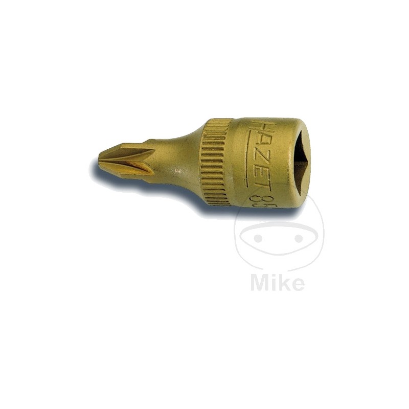 HAZET Punta de destornillador phillips 1/4 PZ1 607.69.05