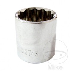 JMP Llave de vaso bihexagonal con 12 bordes 3/8 7/8 722.55.12