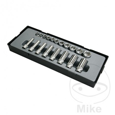 6ON Set of 19 socket wrenches 3/8 722.88.51