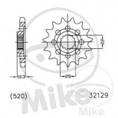 ESJOT pinion racing fine gear 13T P-520 Ø22/25 MM 726.02.51