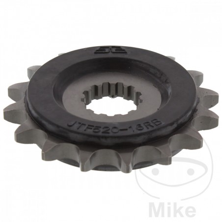 JT SPROCKETS Transmission pinion with rubber 16 TEETH 525 726.03.96