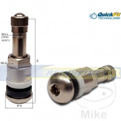 Válvula metálica para neumático de coche 47MS ASC HT 519.02.76