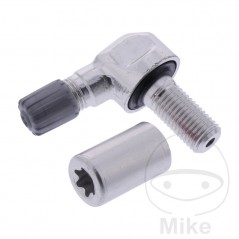 Válvula en ángulo aluminio para sistema control presión neumáticos SCHRADER 8.5 MM 736.04.02