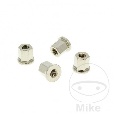 NARAKU Set of 4 cylinder head nuts M6 X 1 MM 756.03.55