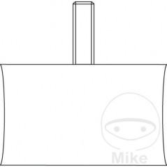 Pack of 4 anti-vibration rubbers for compressor 500L 673.00.30