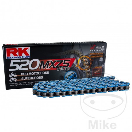 RK Open motorcycle chain with clip hitch without retainer 520MXZ5/112 7250823