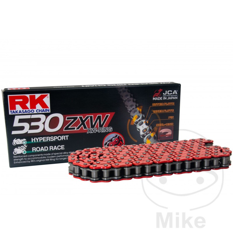 RK Paso cadena de moto con enganche remache XW-RING 530ZXW 7250895
