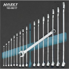 HAZET Kit 17 tools with insert for tool cart 606.00.35