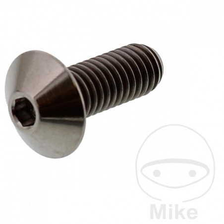 JMP Tornillo titanio cabeza alomada M6X1.00 MM 775.16.29VAR
