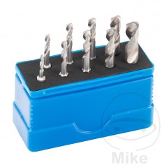 Juego 9 puntas de broca en espiral 1/4 HSS-G M2 6370082