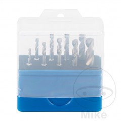 Juego 9 puntas de broca en espiral 1/4 HSS-G M2 6370082