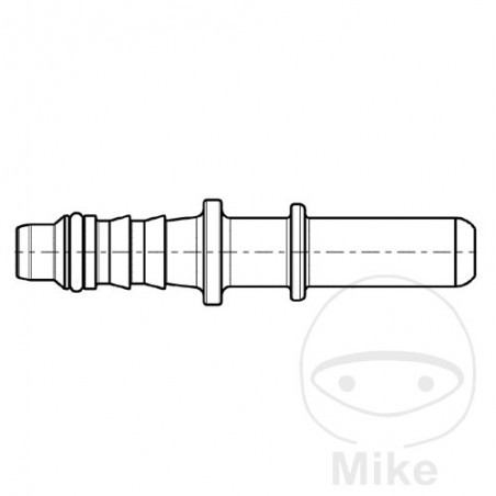 Double fuel hose connector set 10 MM S3/8 467.25.80