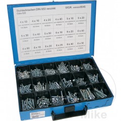 Zinc plated screws assortment box 933 8.8 8545 486.80.06