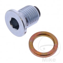 JMP Tornillo magnético de drenaje aceite titanio con junta M14X1.50 MM 723.10.37