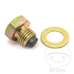 JMP Titanium Magnetic Oil Drain Screw with Gasket M12X1.50 MM 723.93.04