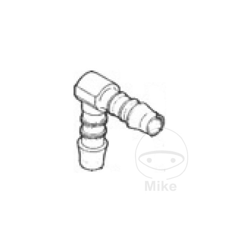 Pack 2 conectores estándar en ángulo oara manguito de radiador 90 WS16 467.21.68