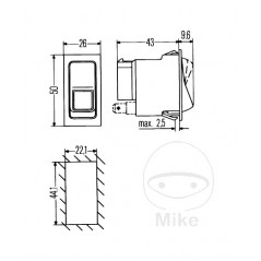 HELLA Interruptor encendido/apagado 1081314
