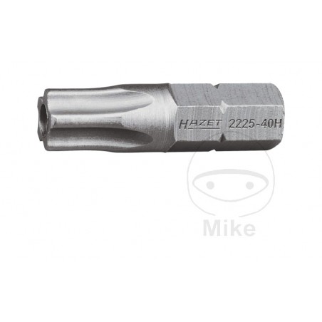 HAZET 5 star tip with hole 40H 1/4 25 MM 1/46.3 632.10.56