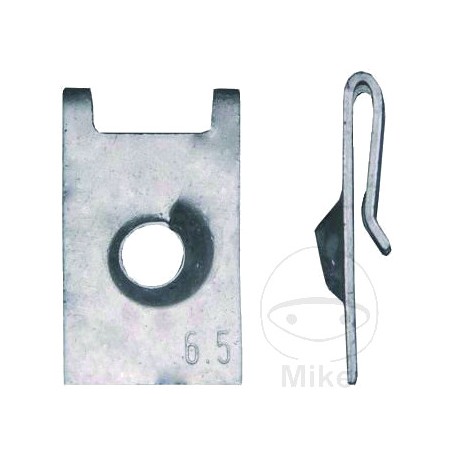 Pack 10 tuercas de chapa metalicas carroceria acero 6.3 MM 481.01.78