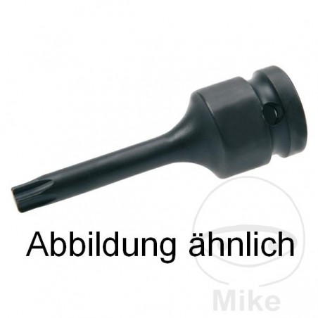 JMP Punta de destornillador torx reforzado 1/2 T20 75 MM 605.96.79