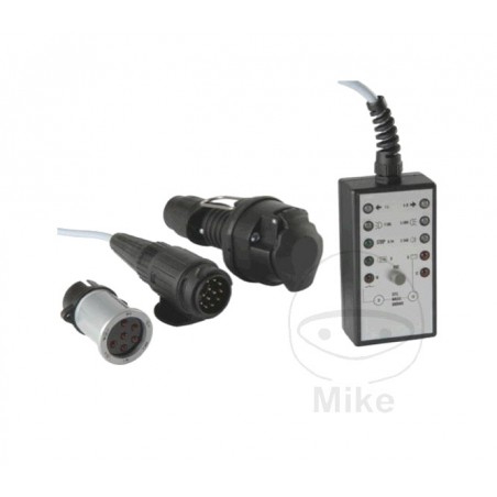 Trailer plug tester 7 and 13 poles 12V 5M 609.11.36
