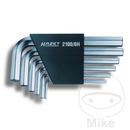 HAZET Juego 6 destornilladores allen acodados 605.15.36