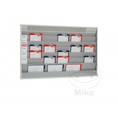 Workshop planner with 6 spaces A4 1580 X 900 76 MM 699.02.18