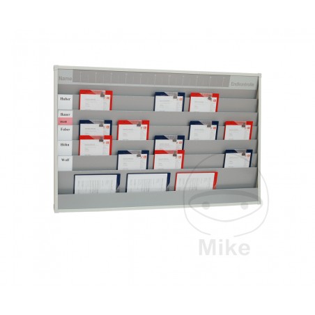 Workshop planner with 6 spaces A4 1580 X 900 76 MM 699.02.18