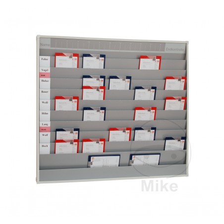 Workshop planner with 10 spaces A4 1580 X 1282 76 MM 699.02.19